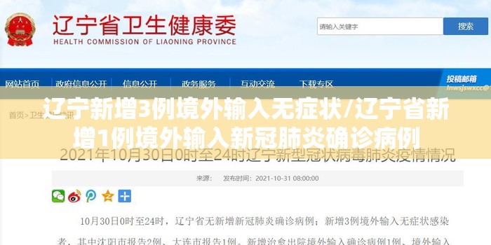 辽宁新增3例境外输入无症状/辽宁省新增1例境外输入新冠肺炎确诊病例 辽宁新增3例境外输入无症状/辽宁省新增1例境外输入新冠肺炎确诊病例