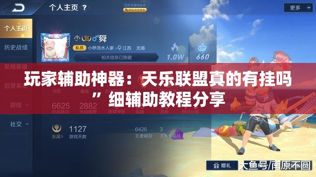 玩家辅助神器：天乐联盟真的有挂吗”细辅助教程分享
