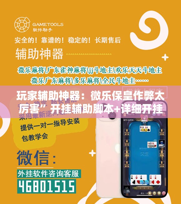 玩家辅助神器：微乐保皇作弊太厉害	”开挂辅助脚本+详细开挂安装教程