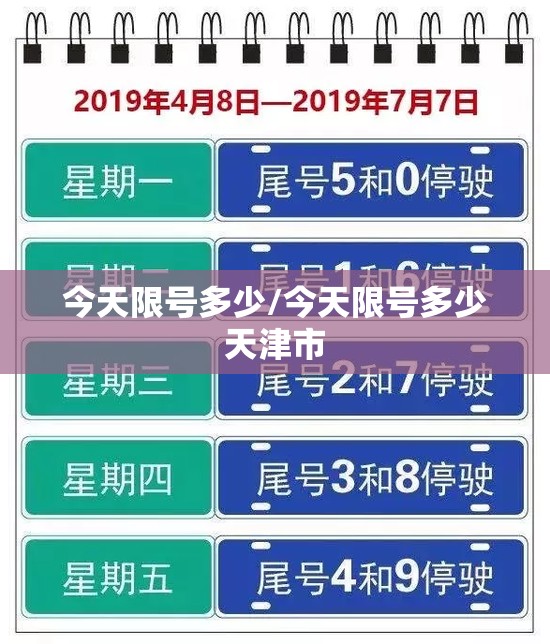 今天限号多少/今天限号多少天津市