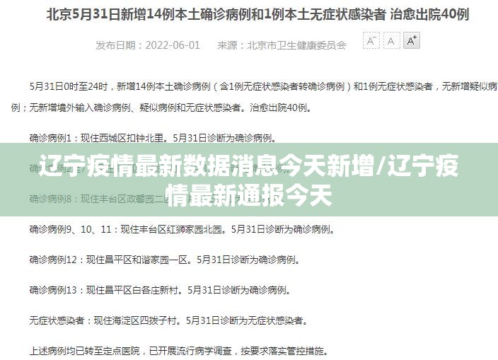 辽宁疫情最新数据消息今天新增/辽宁疫情最新通报今天