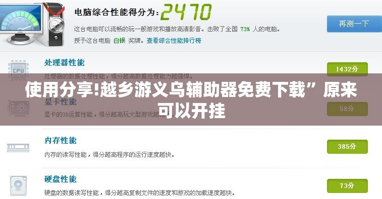 使用分享!越乡游义乌辅助器免费下载”原来可以开挂