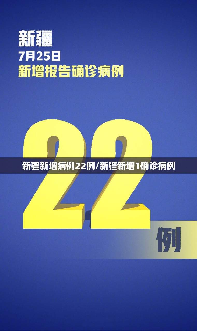 新疆新增病例22例/新疆新增1确诊病例