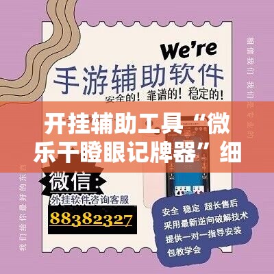 开挂辅助工具“微乐干瞪眼记牌器”细辅助教程分享
