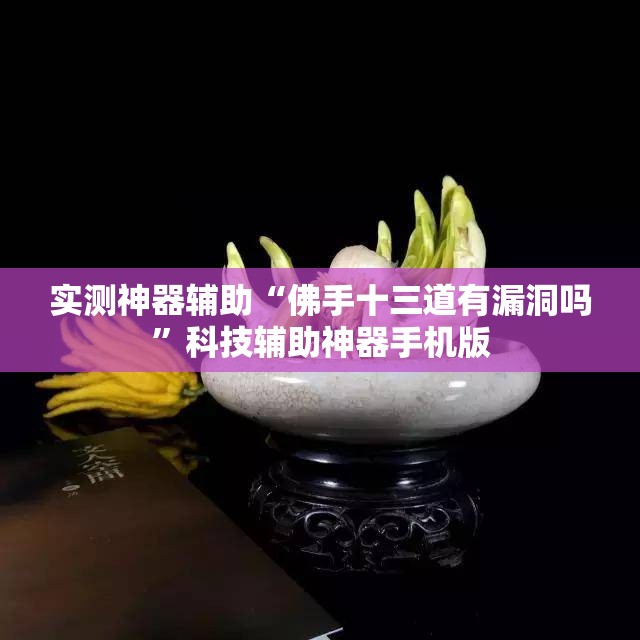 实测神器辅助“佛手十三道有漏洞吗	”科技辅助神器手机版