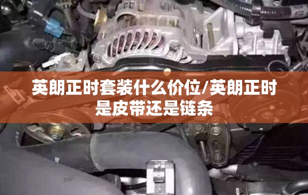 英朗正时套装什么价位/英朗正时是皮带还是链条