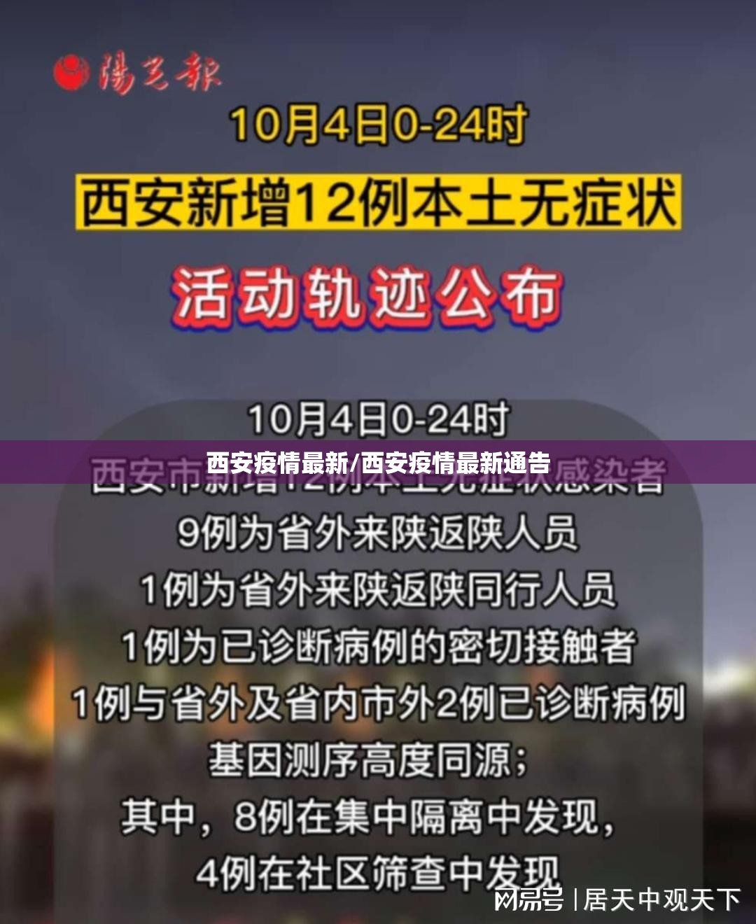 西安疫情最新/西安疫情最新通告