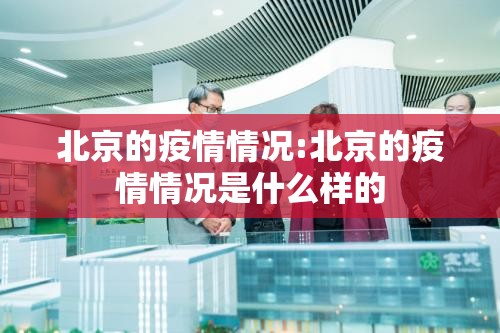 北京的疫情情况:北京的疫情情况是什么样的