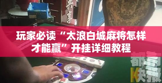 玩家必读“太浪白城麻将怎样才能赢”开挂详细教程