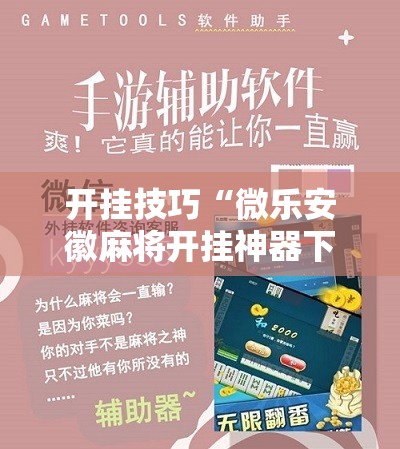 开挂技巧“微乐安徽麻将开挂神器下载”细辅助教程分享