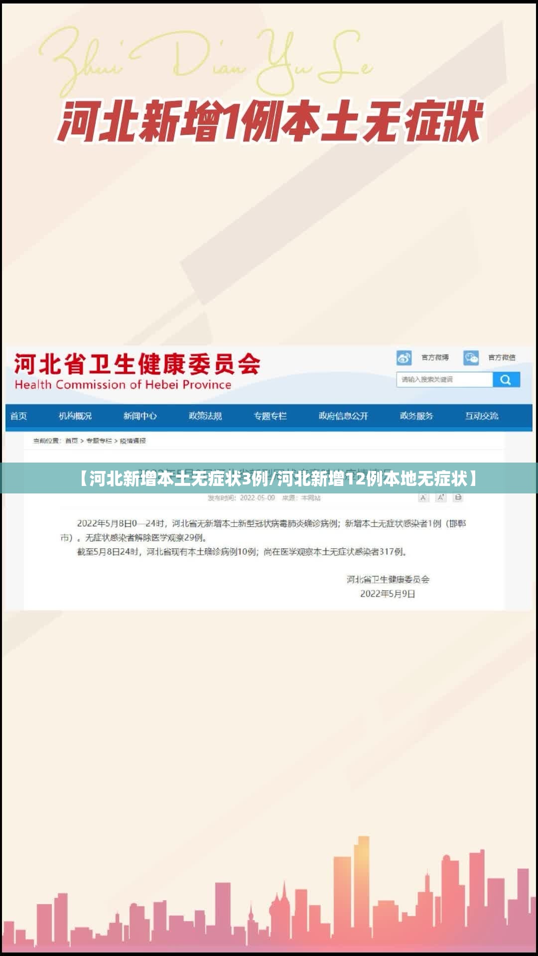 【河北新增本土无症状3例/河北新增12例本地无症状】