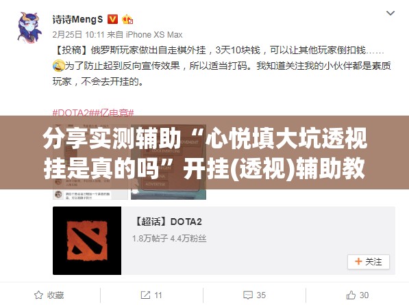 分享实测辅助“心悦填大坑透视挂是真的吗”开挂(透视)辅助教程