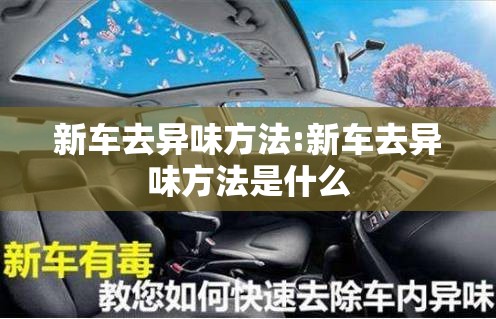 新车去异味方法:新车去异味方法是什么