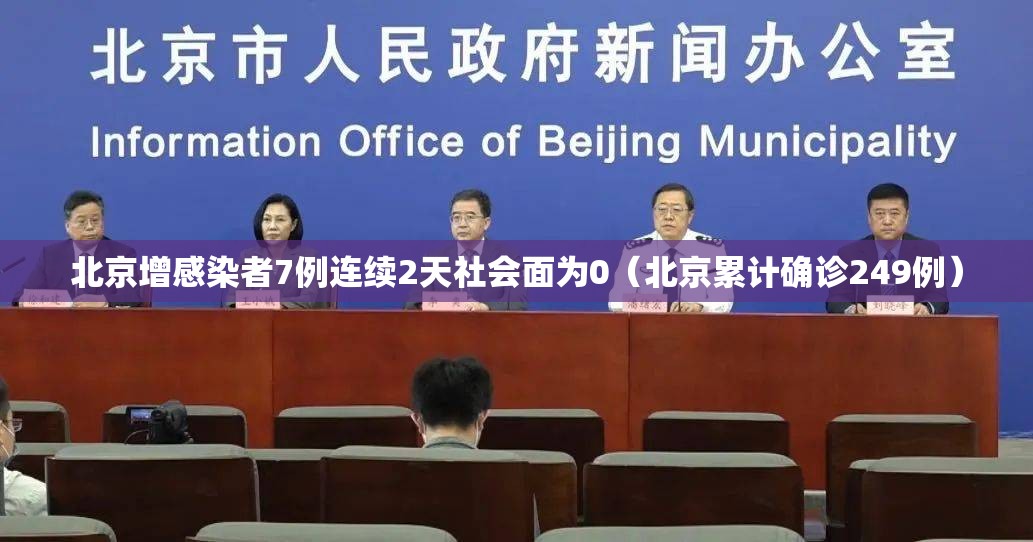 北京增感染者7例连续2天社会面为0（北京累计确诊249例）
