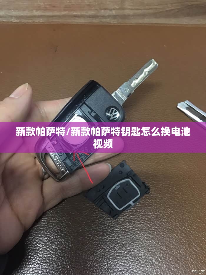新款帕萨特/新款帕萨特钥匙怎么换电池视频