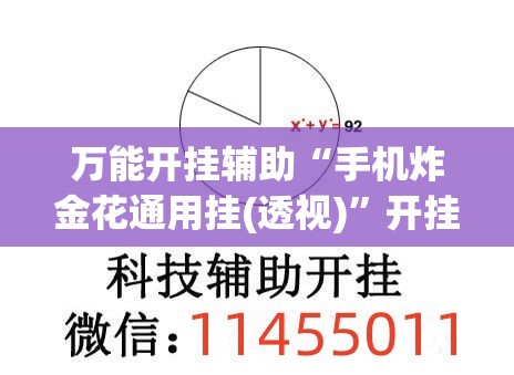 万能开挂辅助“手机炸金花通用挂(透视)”开挂辅助脚本+详细开挂安装教程