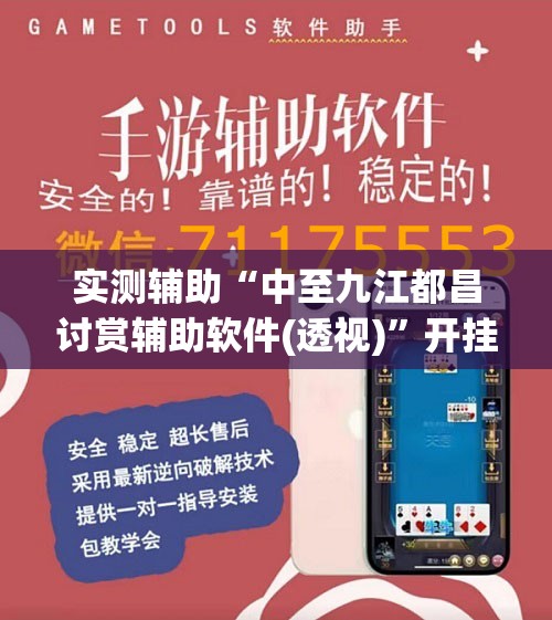 实测辅助“中至九江都昌讨赏辅助软件(透视)”开挂辅助脚本+详细开挂安装教程