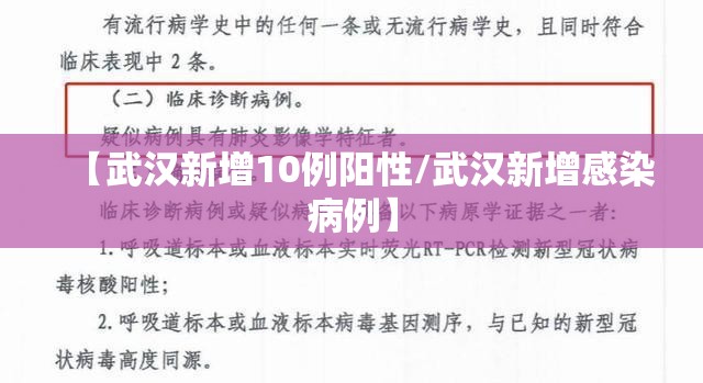 【武汉新增10例阳性/武汉新增感染病例】