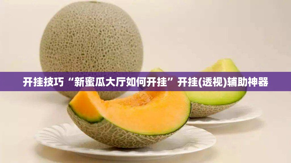 开挂技巧“新蜜瓜大厅如何开挂	”开挂(透视)辅助神器