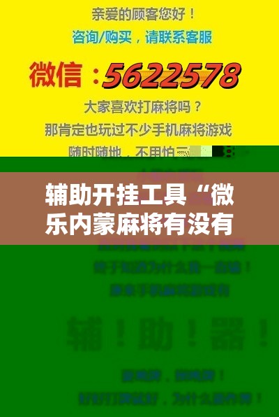 辅助开挂工具“微乐内蒙麻将有没有挂	”细辅助教程分享