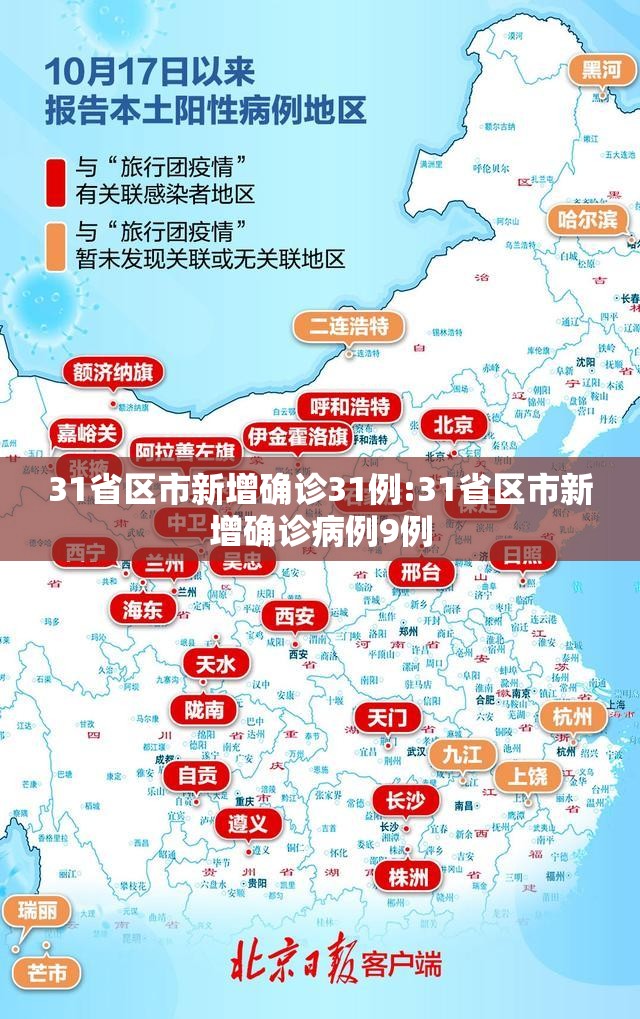 31省区市新增确诊31例:31省区市新增确诊病例9例