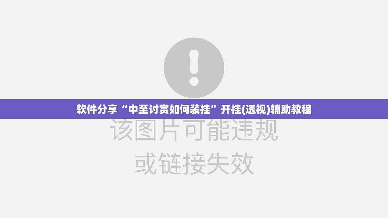 软件分享“中至讨赏如何装挂	”开挂(透视)辅助教程