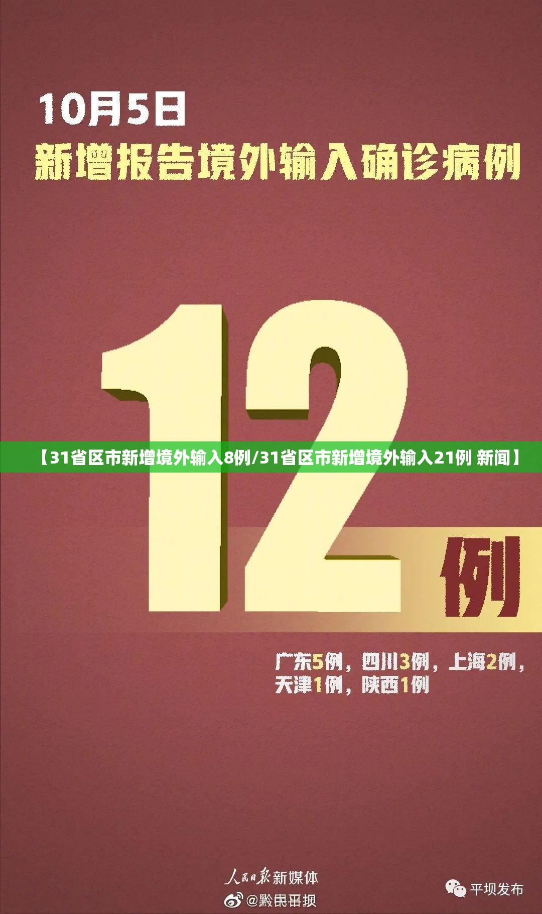 【31省区市新增境外输入8例/31省区市新增境外输入21例 新闻】 【31省区市新增境外输入8例/31省区市新增境外输入21例 新闻】