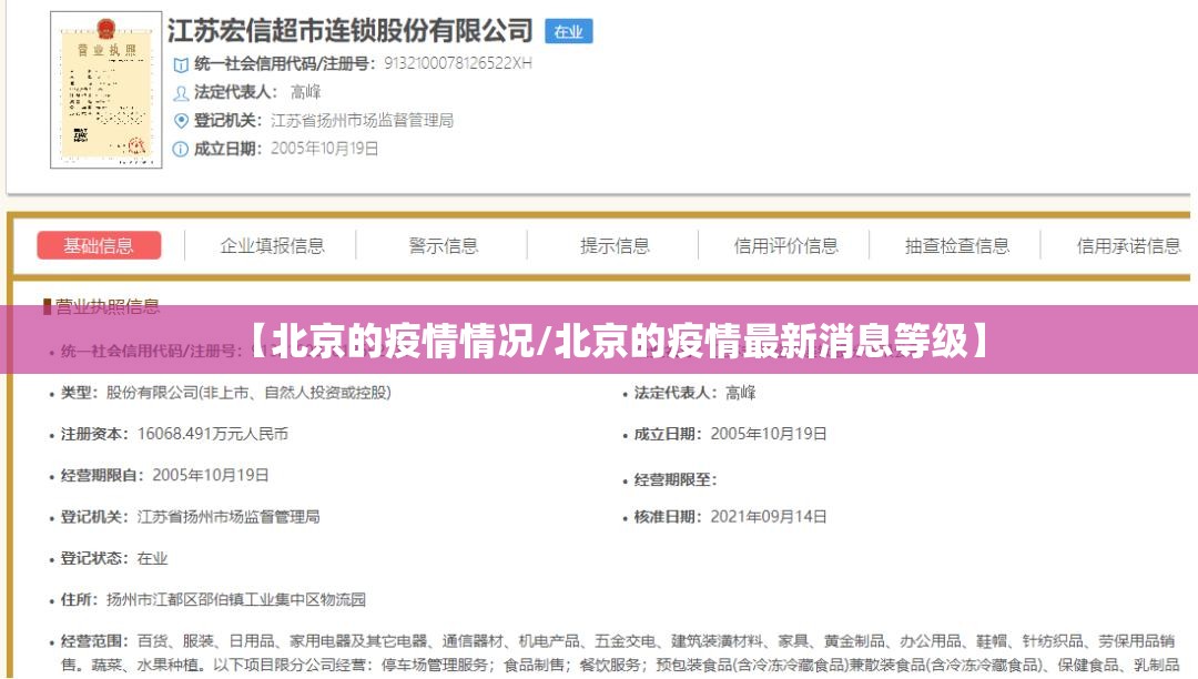 【北京的疫情情况/北京的疫情最新消息等级】