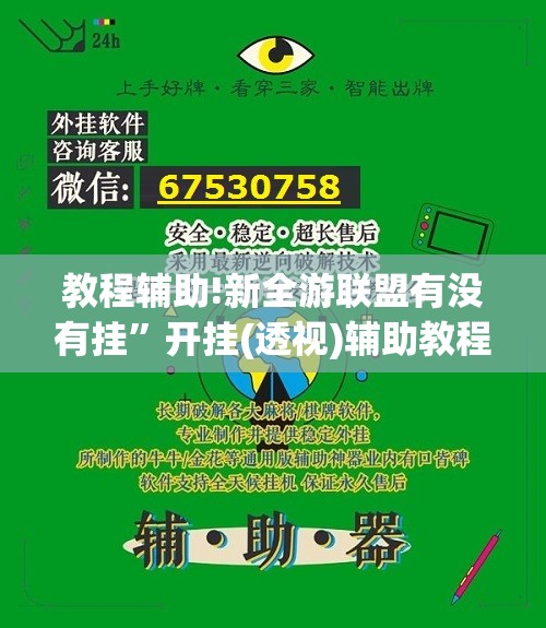 教程辅助!新全游联盟有没有挂”开挂(透视)辅助教程
