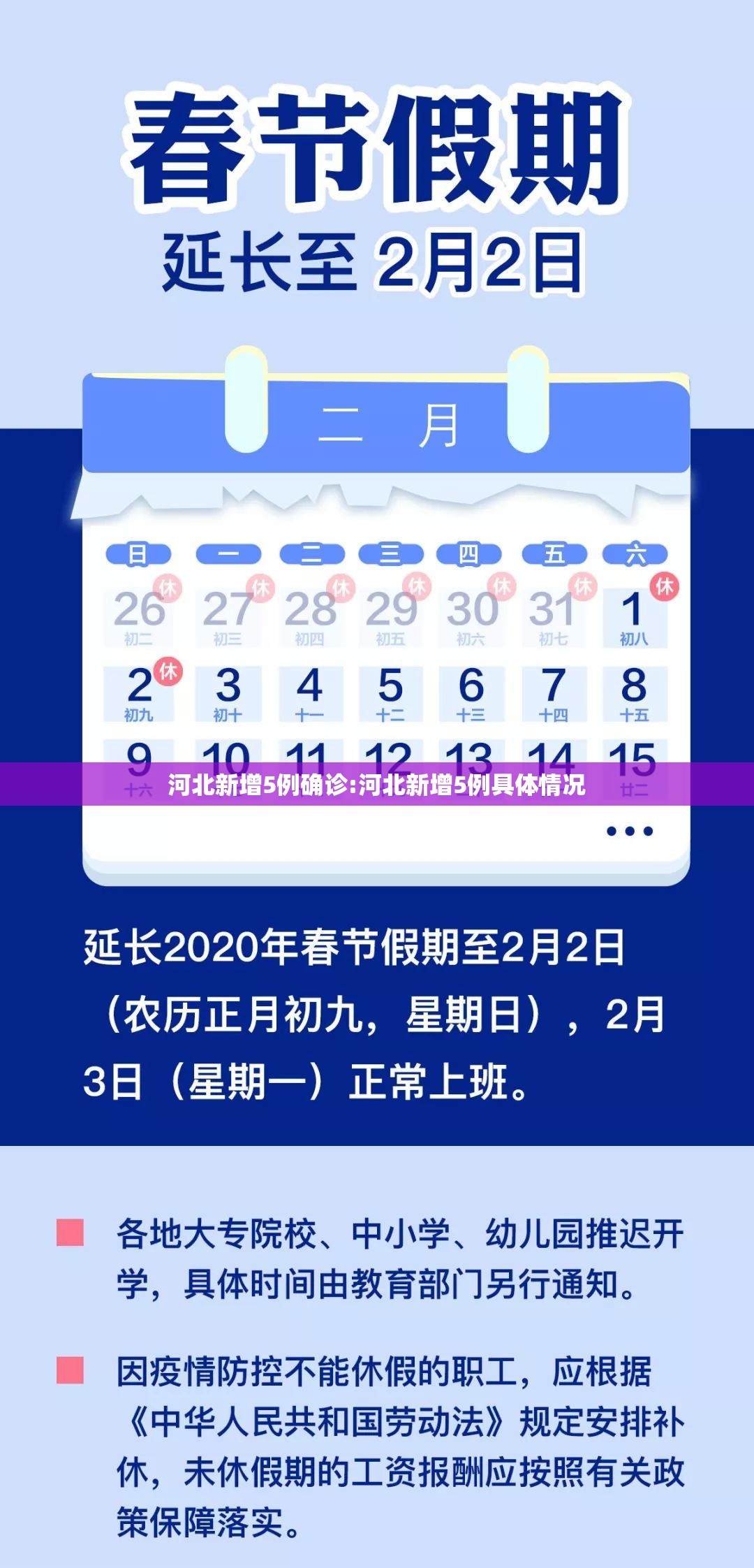 河北新增5例确诊:河北新增5例具体情况