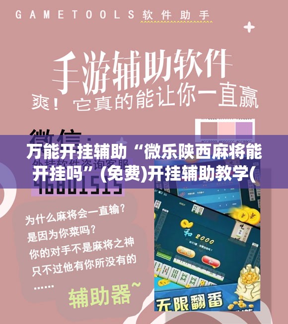 万能开挂辅助“微乐陕西麻将能开挂吗”(免费)开挂辅助教学(最新辅助开挂教程)