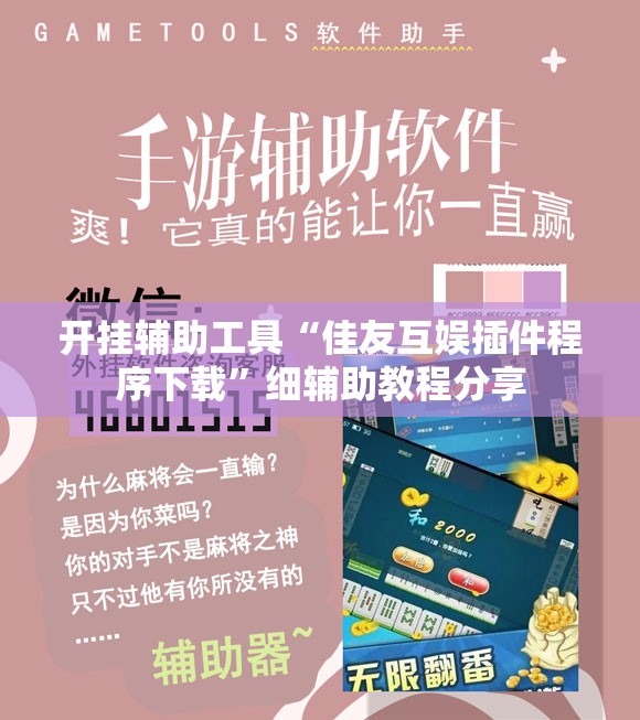 开挂辅助工具“佳友互娱插件程序下载”细辅助教程分享