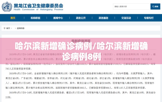 哈尔滨新增确诊病例/哈尔滨新增确诊病例8例