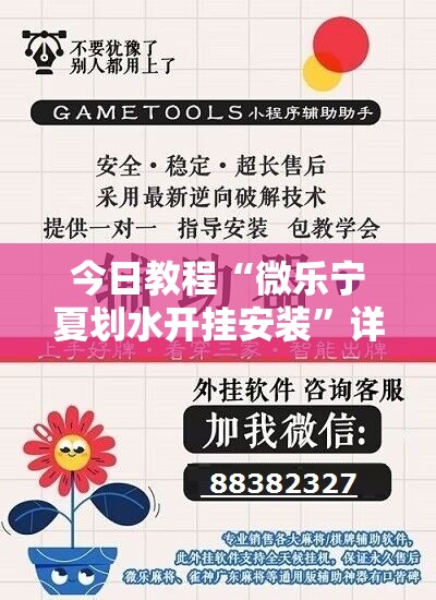今日教程“微乐宁夏划水开挂安装”详细开挂教程