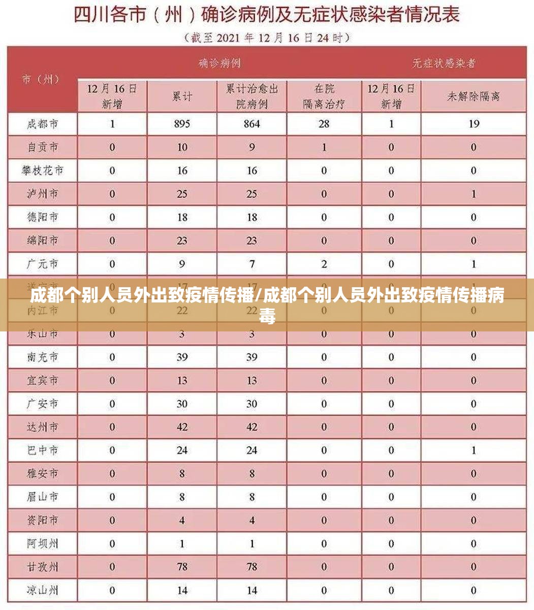成都个别人员外出致疫情传播/成都个别人员外出致疫情传播病毒