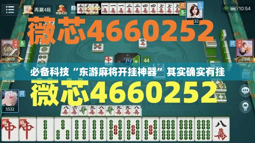 必备科技“东游麻将开挂神器”其实确实有挂