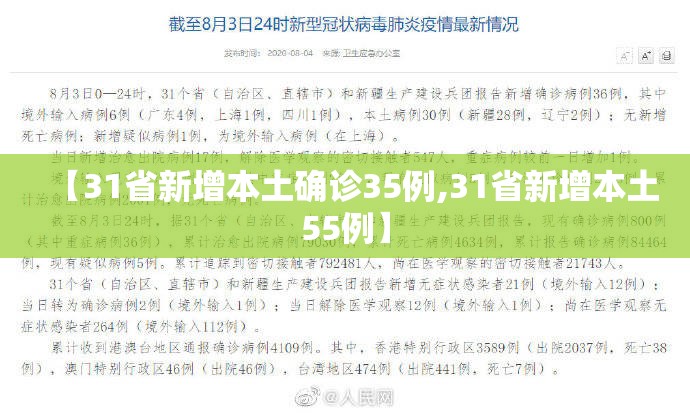 【31省新增本土确诊35例,31省新增本土55例】