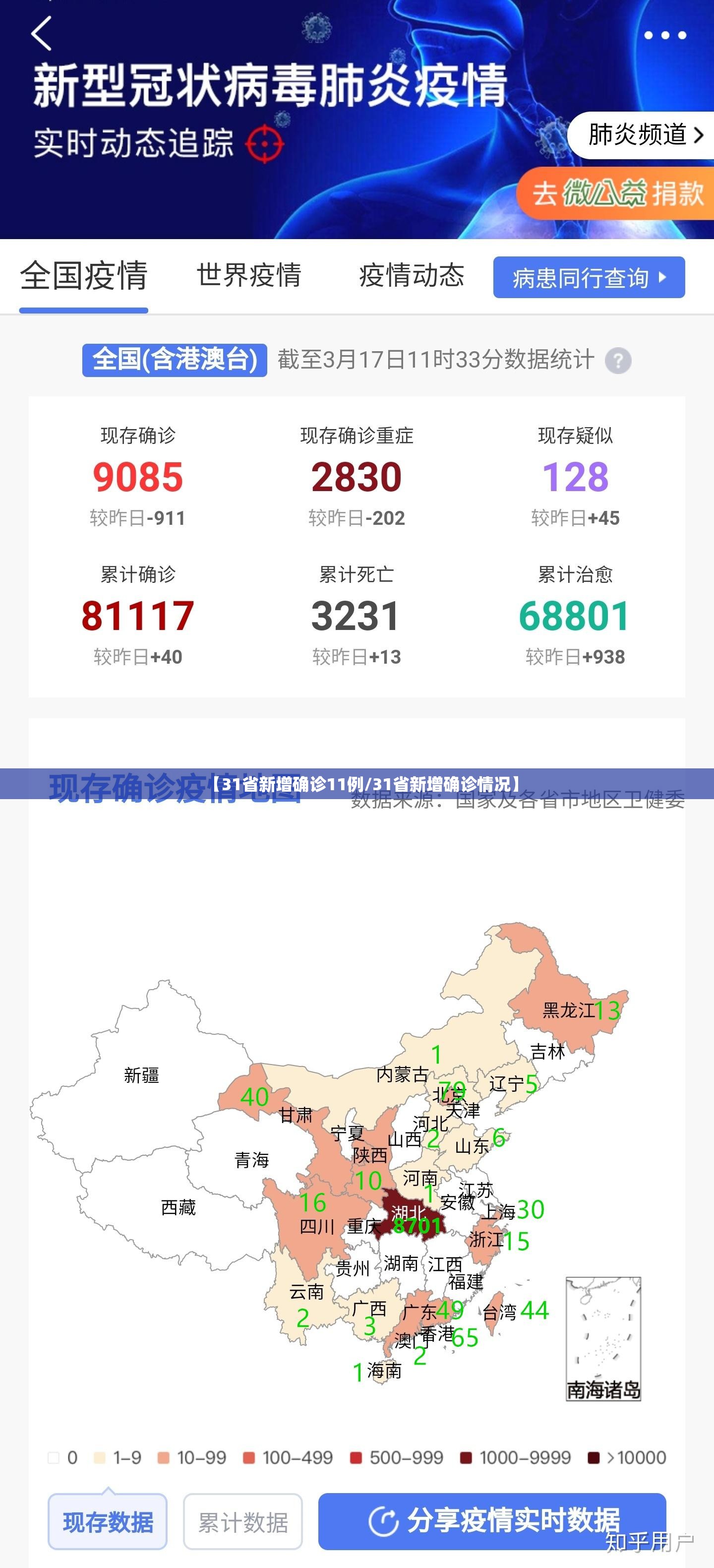 【31省新增确诊11例/31省新增确诊情况】