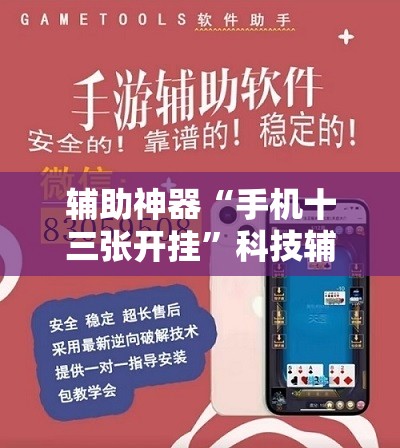 辅助神器“手机十三张开挂”科技辅助神器手机版