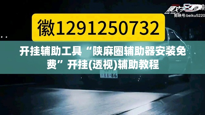开挂辅助工具“陕麻圈辅助器安装免费	”开挂(透视)辅助教程