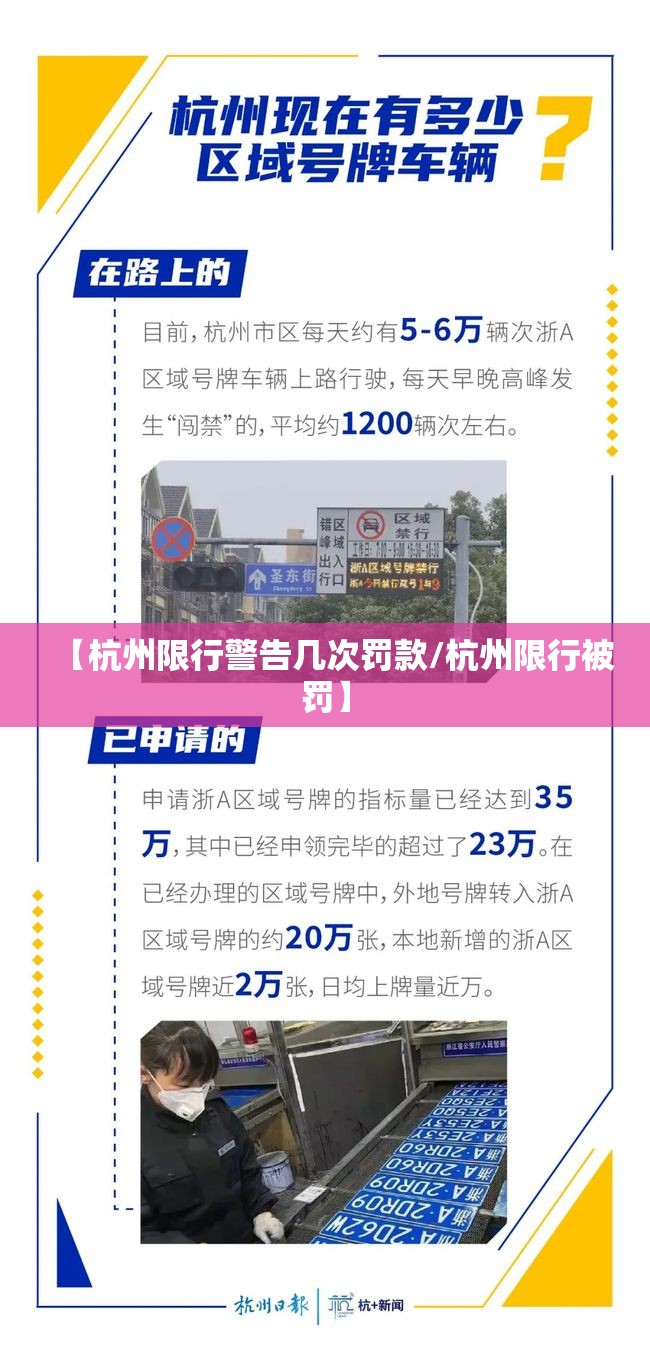 【杭州限行警告几次罚款/杭州限行被罚】