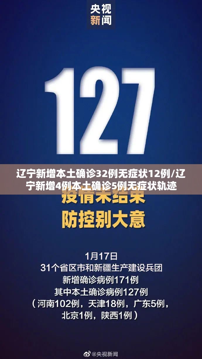 辽宁新增本土确诊32例无症状12例/辽宁新增4例本土确诊5例无症状轨迹
