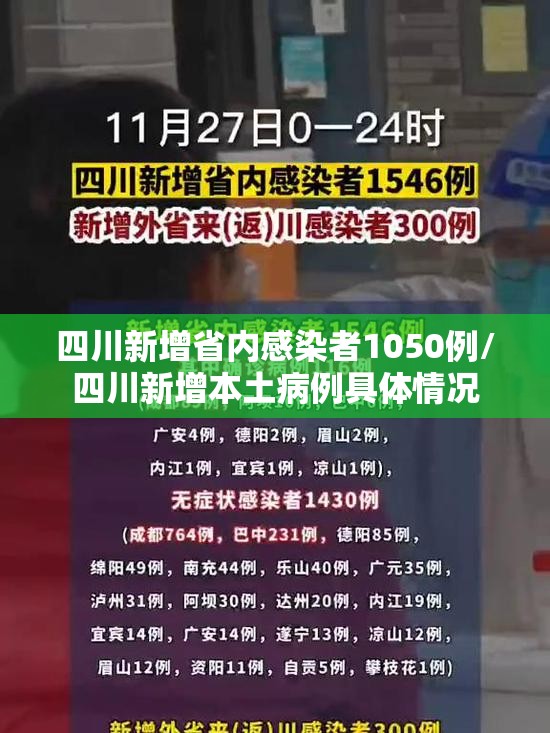 四川新增省内感染者1050例/四川新增本土病例具体情况