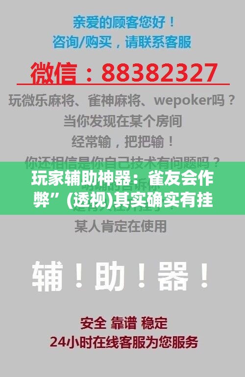 玩家辅助神器：雀友会作弊	”(透视)其实确实有挂