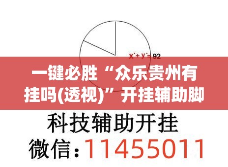 一键必胜“众乐贵州有挂吗(透视)”开挂辅助脚本+详细开挂安装教程