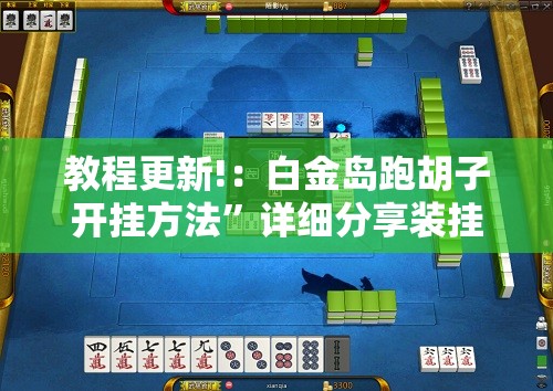 教程更新!：白金岛跑胡子开挂方法”详细分享装挂步骤