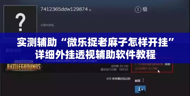 实测辅助“微乐捉老麻子怎样开挂”详细外挂透视辅助软件教程