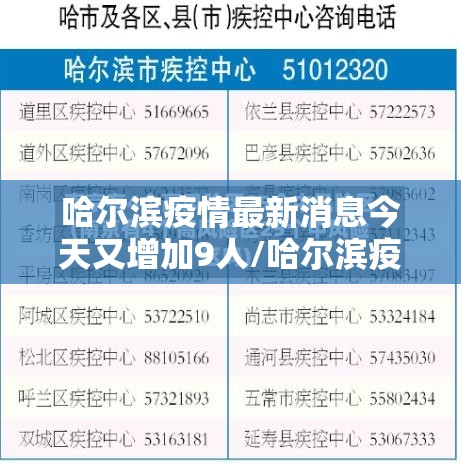 哈尔滨疫情最新消息今天又增加9人/哈尔滨疫情最新消息病例