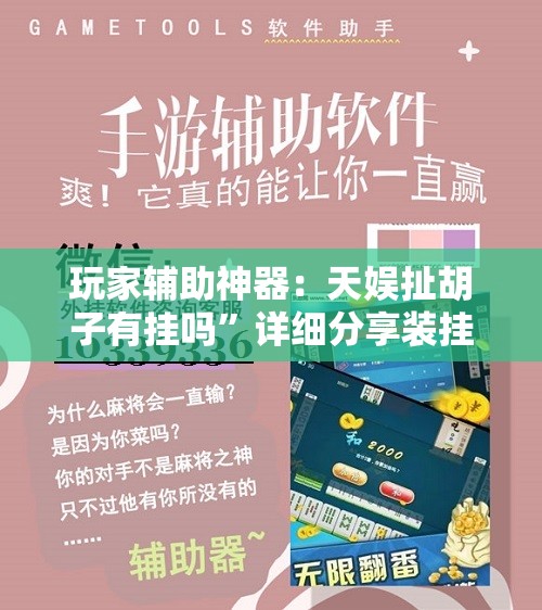 玩家辅助神器：天娱扯胡子有挂吗	”详细分享装挂步骤