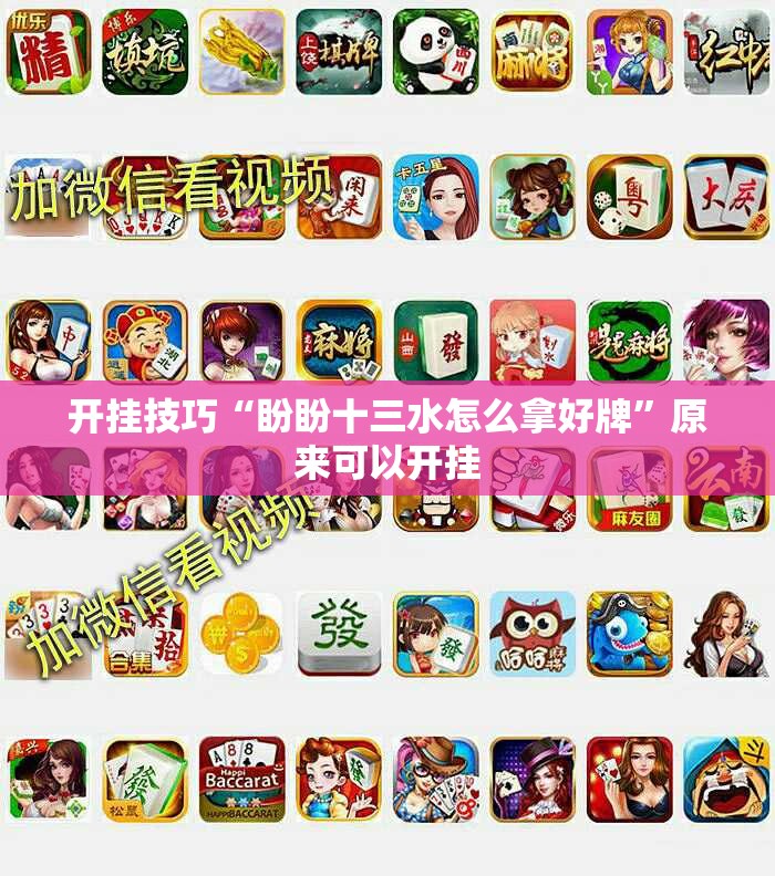 开挂技巧“盼盼十三水怎么拿好牌”原来可以开挂